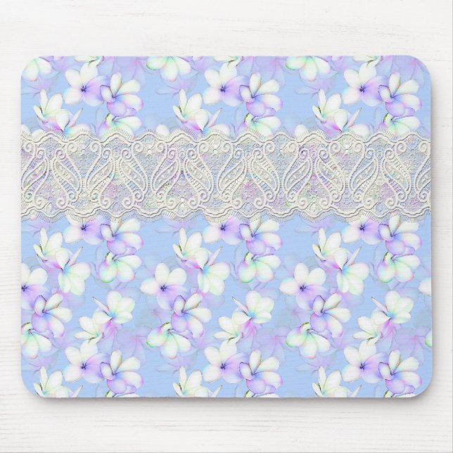 Empfindliches blumiges und Spitze Mousepad (Vorne)