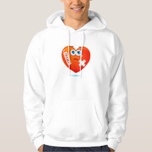Empfindliches Herz Hoodie