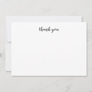 Empfindliches Minimalistisches danken Ihnen zu Dankeskarte