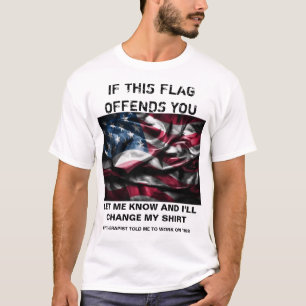 Empfindliches Patriot-Flaggen-Shirt T-Shirt