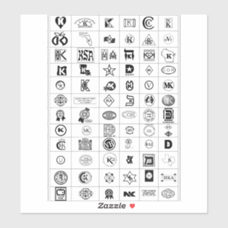 Empfohlene Kosher-Symbole Aufkleber