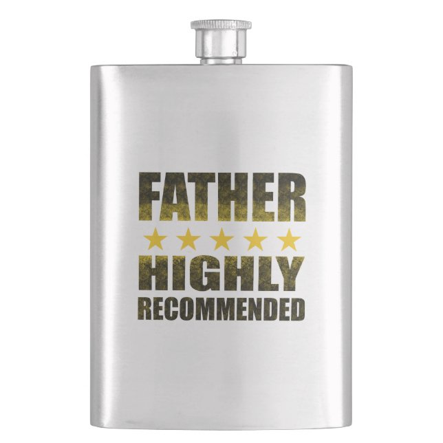 Empfohlener 5-Sterne-Vater Flachmann (Vorderseite)