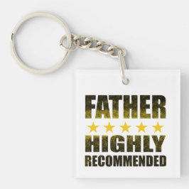 Empfohlener 5-Sterne-Vater Schlüsselanhänger