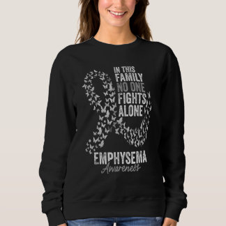 Emphysema-Aufklärungsmonat Schmetterlinge Weißes B Sweatshirt