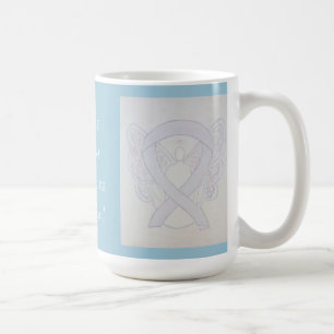 Emphysema Awareness Ribbon Angel Custom Tasse