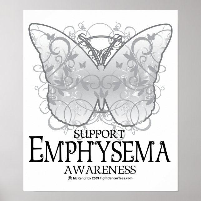 Emphysema Butterfly Poster (Vorne)