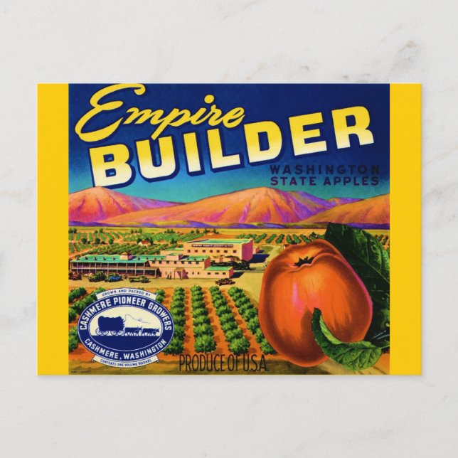 Empire Builder Postkarte (Vorderseite)