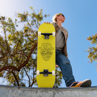 Empire Business Motorhome Wüste Silhouette Skateboard