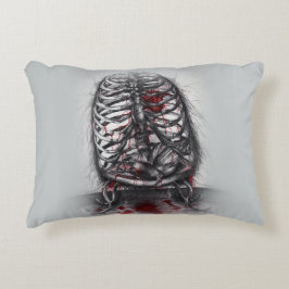 Empire Cage Anatomy Bird Surreal Horror Art Dekokissen