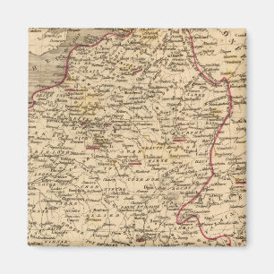 Empire Francais et Royaume d'Italie en 1809 Magnet