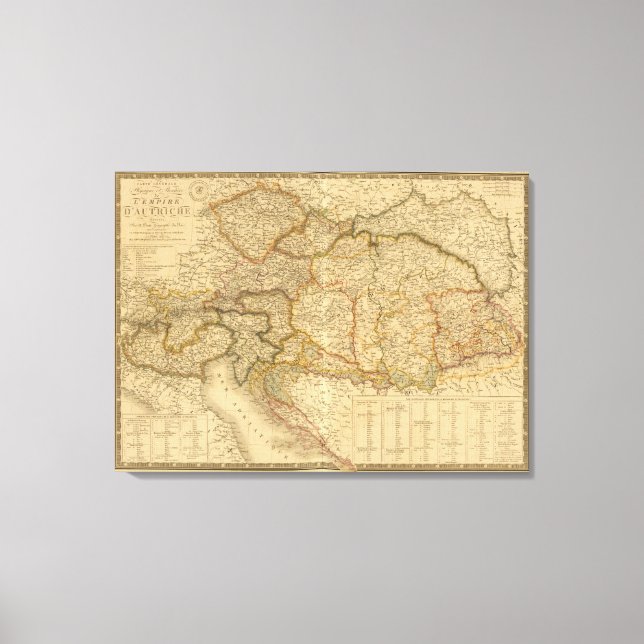 Empire Maps Leinwanddruck (Vorderseite)