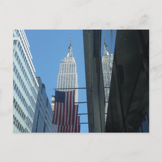 Empire reflektiert postkarte (Vorderseite)