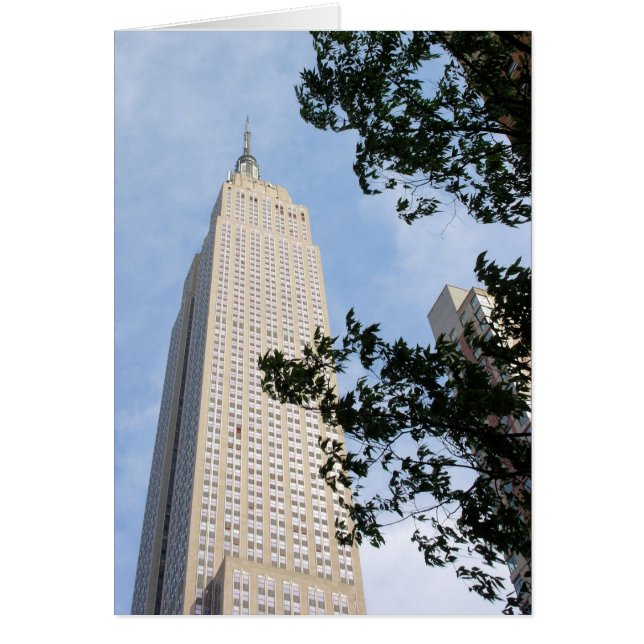 Empire State Building - New York City - Blanc à l' (Devant)