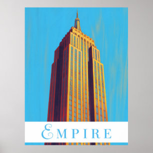 Empire State Building New York City Poster