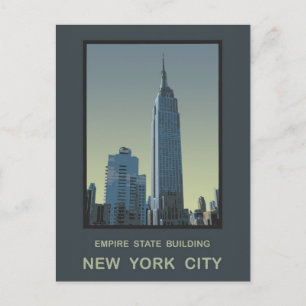 Empire State Building New York City Postkarte