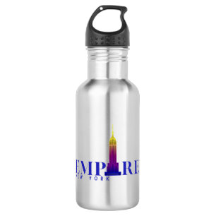 Empire State Building-New York-Lebendiges Blau Edelstahlflasche