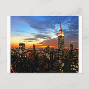 Empire State Building New York Postkarte