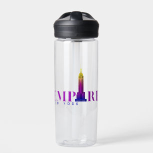 Empire State Building-New York-Vibrant Purple- Trinkflasche