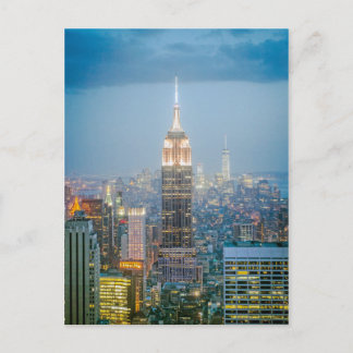 Empire State Gebäude in New York City Postkarte