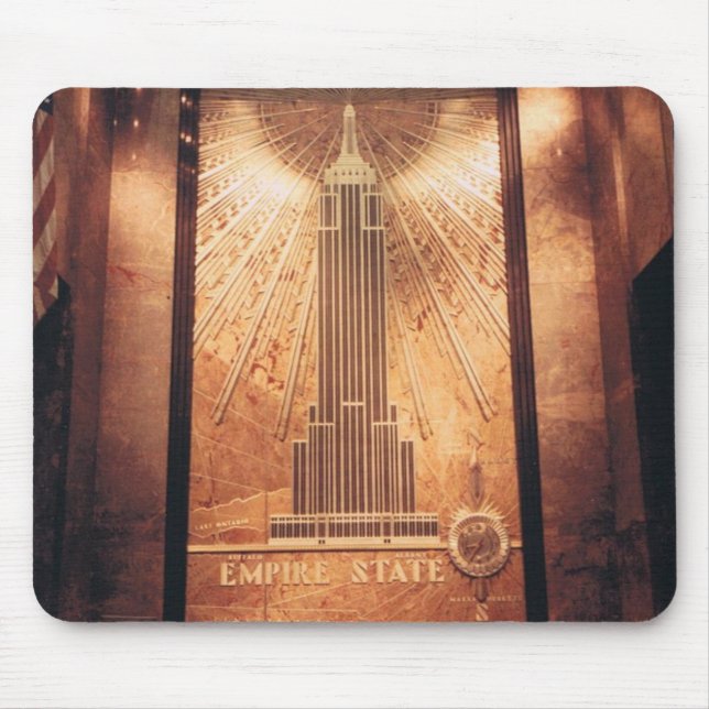 Empire State Gebäude Mouse Pad Mousepad (Vorne)