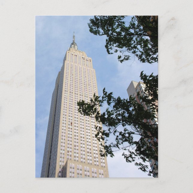 Empire State Gebäude ... New York City Postcard Postkarte (Vorderseite)