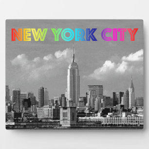 Empire State Gebäude NYC USA - Pro Foto Fotoplatte
