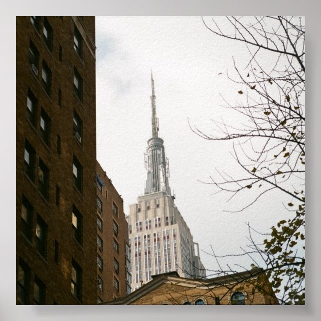 Empire State Gebäude Poster (Vorne)