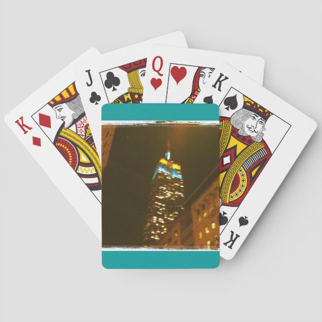 Empire State Gebäude Spielkarten (Rückseite)