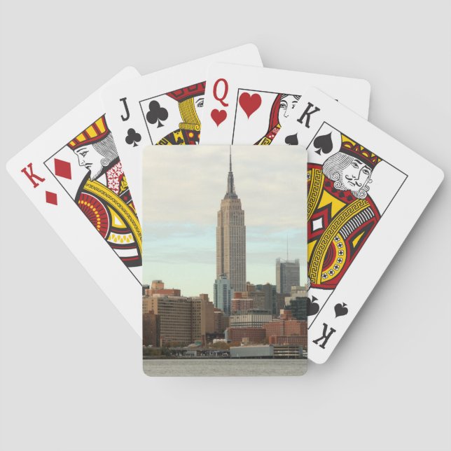 Empire State Gebäude Spielkarten (Rückseite)