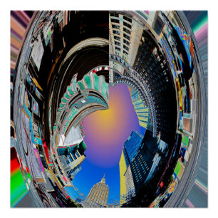 Empire State Gebäude vom 42. Poster