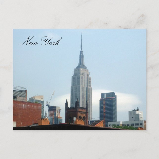 Empire State Postkarte (Vorderseite)