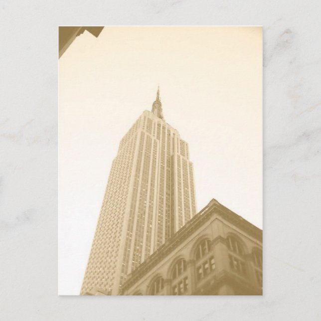 Empire State Postkarte (Vorderseite)
