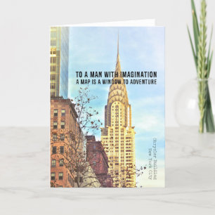 EMPIRE VIEW Grußkarte Dankeskarte