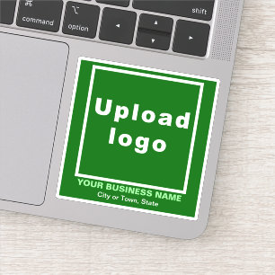Emplacement de l'entreprise sur le Sticker en viny