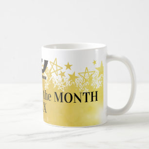 Employé d'étoiles d'or de Faux de la tasse de