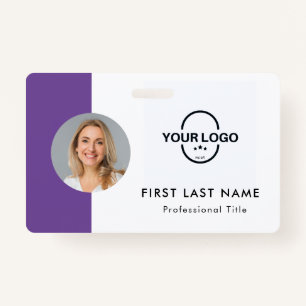 Employé personnalisé - Photo, logo, badge d'identi