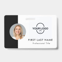 Employé personnalisé - Photo, logo, badge d'identi