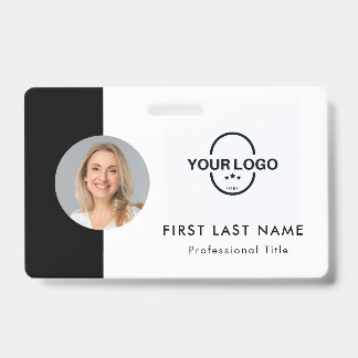 Employé personnalisé - Photo, logo, badge d'identi