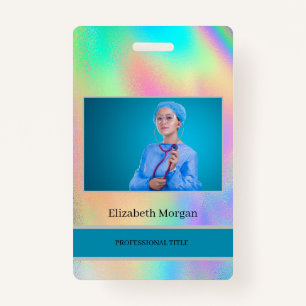 Employee Foto Rainbow Holographic Ausweis