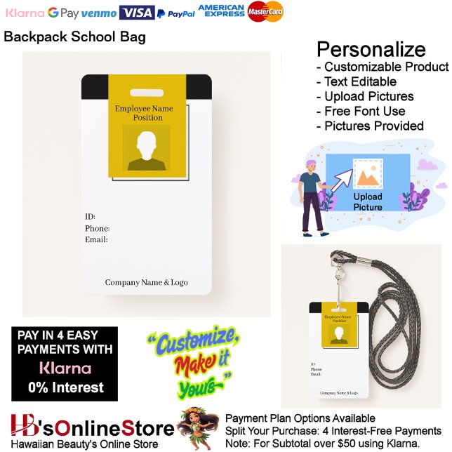 Employee ID Workers Employee Staff Member Badge 4 Ausweis (Employee ID Workers Employee Staff Member Badge 4.)