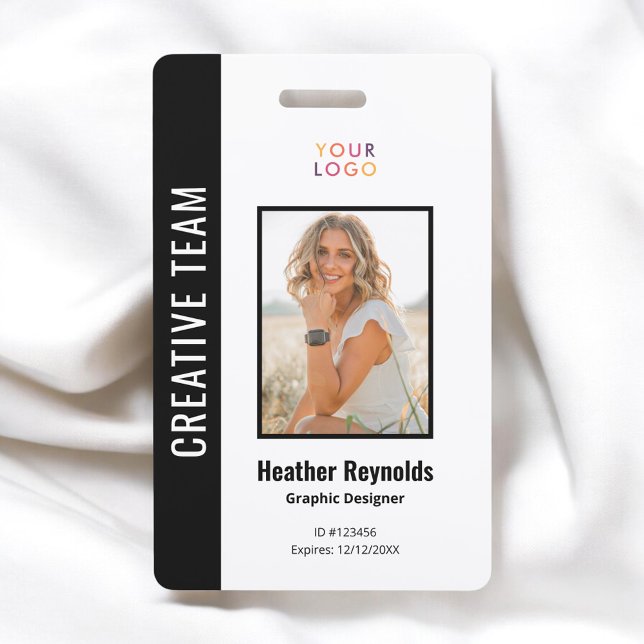 Employee Photo Logo Black Badge (Créateur téléchargé)