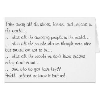 Emportez tous les perdants…