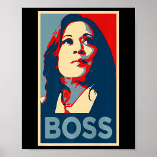 Empower Boss Kamala Harris Hope Poster 47 Kundgebu