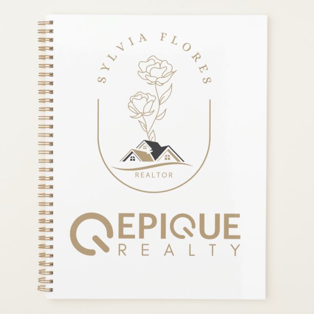 Empower - Epique Realty Spiral Gold Planner (Devant)