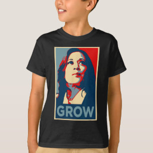 Empower Grow Kamala Harris Hope Poster 47 Kundgebu T-Shirt