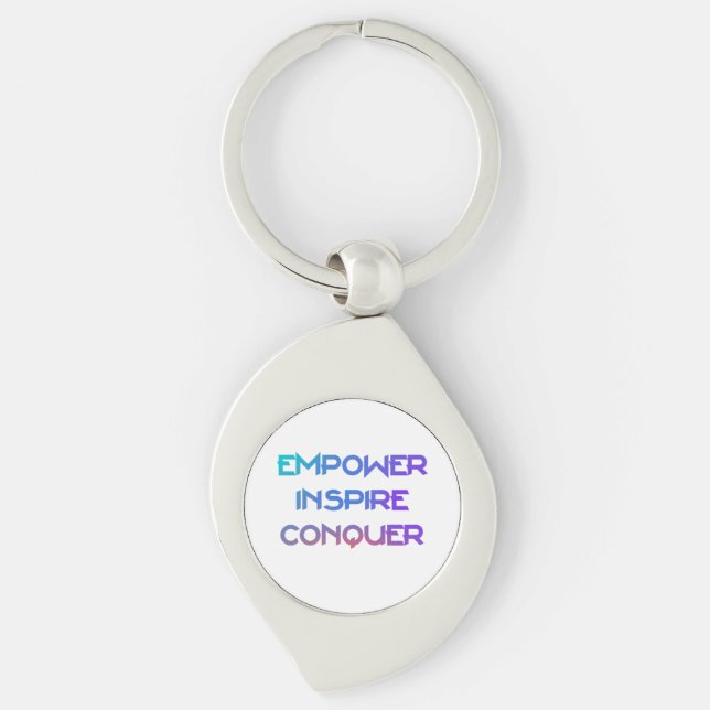 Empower Inspire Conquer Schlüsselanhänger (Vorderseite)