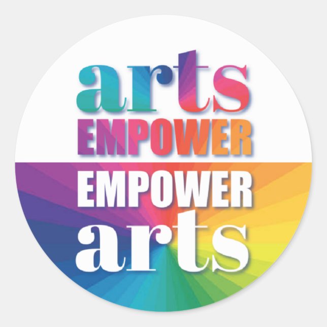 EMPOWER The Arts Aufkleber (Vorderseite)