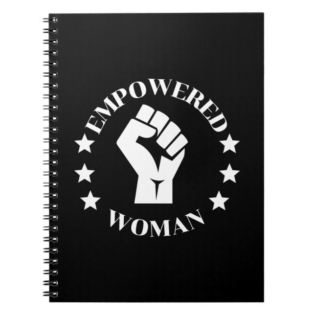 Empowered Woman Notizblock (Vorderseite)
