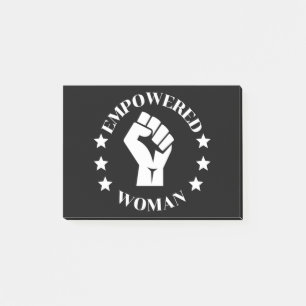 Empowered Woman Post-it Klebezettel