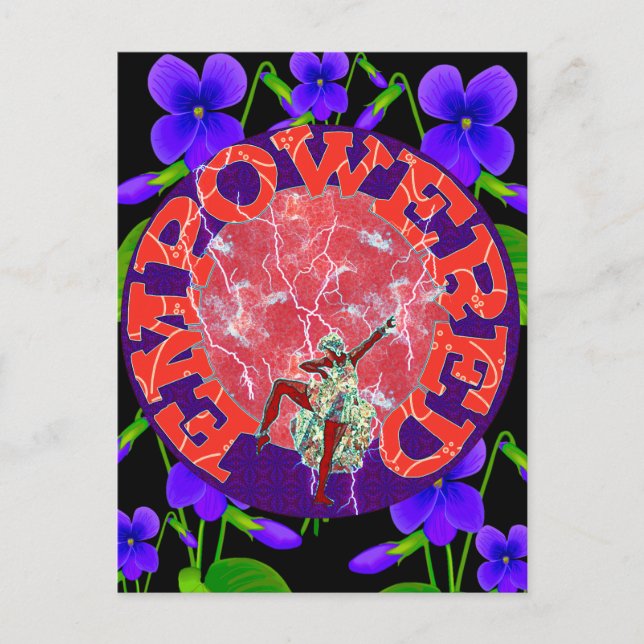 Empowered Woman Postkarte (Vorderseite)